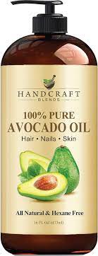 According to studies conducted on certain animals, by toxicological research and. Handcraft Avocado Oil 16 Fl Oz 100 Pure And Natural Hair Oil Carrier Oil For