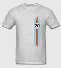 Porsche Gulf Racing T Shirt By Helvetic Shirt Gulf Racing American Fighter Shirts T Shirt
