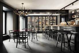 Lissoni Associati 75 Cafe And Lounge Wine Bar In Ponte Di Legno Brescia Floornature Lounge Wine Bar Cafe Interior