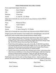Di dalam surat jual beli, pihak penjual diwajibkan menyerahkan suatu barang kepada pihak pembeli. Contoh Surat Perjanjian Jual Beli Tanah Surat Tanda Dewi