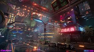 Creating A Cyberpunk Chinese City In Ue4 Cyberpunk City Cyberpunk Aesthetic Cyberpunk