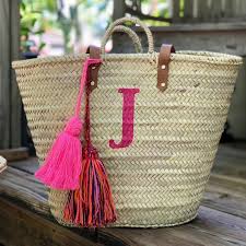 Celebrate warm weather promotions with halo's collection of promotional beach towels. Monogrammed Bag With Tassels Personalized Tassel Bag Etsy Monogrammed Straw Bag Round Straw Bag Straw Bag
