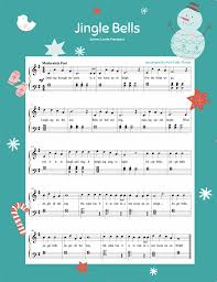 Happy Jingle Bells Enjoy Singing Playing With This Free Printable Sheet Music Of Jingle Bel Free Printable Sheet Music Printable Sheet Music Music Tutorials