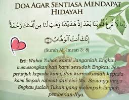 Doa Semoga Sentiasa Mendapat Hidayah Doa Motivasi Agama
