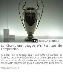 La Champions League V Formato De Competicion La Champions League Copa De Europa Champions