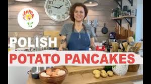 They are similar to latkes, but are seasoned with marjoram they are made out of potato dough just like lokshe, but are made out of uncooked potatoes and are fried in oil. Polish Potato Pancakes Placki Ziemniaczane How To Make Polish Food By Polish Your Kitchen Youtube