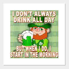 Funny Leprechaun Saying Irish Meme Affiche Et Impression D Art Teepublic Fr