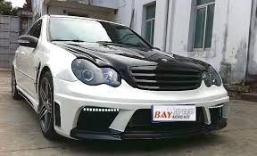 01 07 Mercedes Benz C Class W203 Bsd Am3 Look Front Bumper Body Kit
