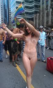 Nudist in Toronto pride - ThisVid.com