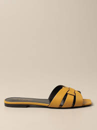 Последние твиты от saint laurent (@ysl). Saint Laurent Schuhe Damen Flache Sandalen Saint Laurent Damen Ocker Flache Sandalen Saint Laurent 571952 2o500 Giglio De