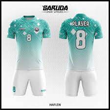 Uzmovi » tarjima » shamolni bo'ysundirgan bola premyera. Desain Jersey Sepak Bola Printing Haflen Warna Biru Putih