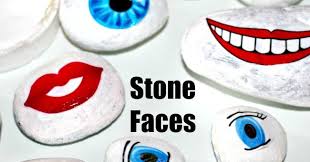 Rock Faces A Fun Rock Painting Idea And Emotions Activity Messy Little Monster Here you can explore hq cartoon rock transparent illustrations, icons and clipart with filter setting like size, type, color etc. rock faces a fun rock painting idea