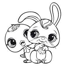 Free printable coloring pages for kids. Puppy Coloring Pages Little Pet Shop Printable Coloring Book