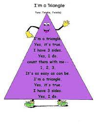 Triangle Poem Teaching Shapes Preschool Songs Shapes Kindergarten