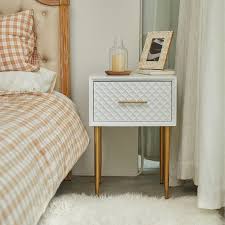 Shop our modern metal nightstands. Mcdaniel 1 Drawer Metal Nightstand In White Wayfair