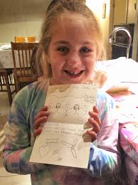 Girl gives birthday blessings to children in need