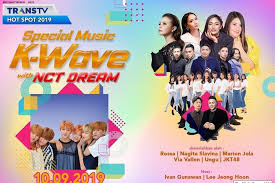 Para nctzens juga bisa melihat keseruan anggota nct melalui acara nct life in gapyeong yang tayang pada pukul 19:00 wib. Nct Dream Dikabarkan Bakal Tampil Di Acara Trans Tv Korean Wave 2019 Concert Kapanlagi Com