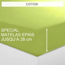 Drap matelas epais 4 promotions de la semaine notre but est de vous guider via cette page, vous allez tout savoir tout à propos de la manière d'effectuer un achat drap matelas epais malin. Drap Housse Matelas Epais Coton Tertio Vert Anis 3 Suisses
