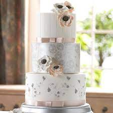 Printed Sugar Wedding Cake Edible Wedding Cake Decorations Wedding Cake Decorations Anemone Wedding