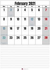 Add holidays and events and print the 2021 calendar april monthly, weekly, or daily calendar Free Printable Calendar February 2021 2021 Calendar Calendar Printables Calendar