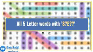 Five letter words starting with s ; All 5 Letter Words Starting With S And E In The Middle Wordle Guide