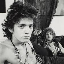 Robert Mapplethorpe modeling his jewelry with Warhol superstar Jay Johnson,  1970. Photos by Valerie Santagto