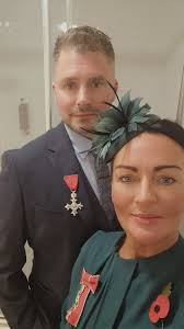 Sarah Cookson receives MBE from the King