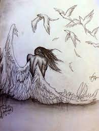 Pencil Drawings Of Angels And Demons Google Search Angel Drawing Beautiful Drawings Art Drawings Sketches