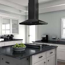 Kitchenaid island range hood 30. Zline Convertible Vent Island Mount Range Hood In Black Stainless Steel Bsgl2in