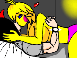 A doodle done by clazzey and colored in by me. Fnia