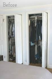 Folding doors make a very popular means of covering a wardrobe. 7 Tips To Make Your Small Closet Feel Twice As Big The Organized Mom