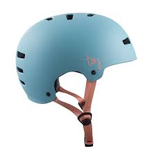 Tsg Girls Bmx Dirt Helm Evolution Women Solid Color Satin Porcelain Blue Bmx Evolution Helm