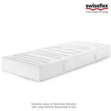 Swissflex hat es sich zum ziel gesetzt, ein optimales schlafkonzept für alle körperformen aufzustellen. Swissflex Versa 22 Naturlatex Matratze Living Domani