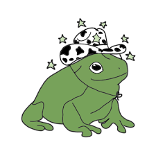 Also i really wanted them all together. Froggy Cowboy Cute Frogs Frog Drawing Aesthetic Frog