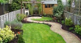 Renovation Diary The Inspiration For Laura S Backyard Reno Small Garden Plans Garden Design Layout Narrow Garden