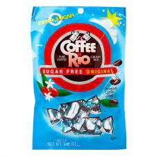4.7 out of 5 stars 174. Coffee Rio Original Sugar Free Premium Coffee Candy 3 Oz Peg Bag