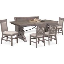 The Charthouse Dining Collection Value City Furniture And Mattresses Rectangular Dining Table Upholstered Side Chair Dining Room Design