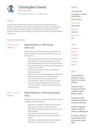 Maintains an excellent knowledge of the major search engine. 19 Digital Marketer Resume Examples Guide 2020 Pdf