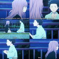 A silent voice quotes shoko. Koe No Katachi Ishida Shouya Nishimiya Shouko A Silent Voice Anime Films Voices Movie Anime Movies