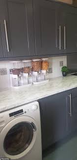 For the floor, the guy at the paint store told me do not use primer on the floor he gave me a benjamin moore latex floor paint that has some epoxy in it and said not to prime. Savvy Mum Transforms Her Kitchen For Just 88 Using Paint From Wilko And Tile Stickers From Amazon Sound Health And Lasting Wealth