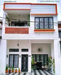 Tak hanya itu tampilan ruko di atas terlihat modern dan. 6 Desain Rumah Minimalis 2 Lantai Sederhana Fasad Rumah Bisa Anda Contoh Helloshabby Com Interior And Exterior Solutions
