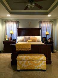 Double tray ceiling crown molding home design ideas. Tray Ceilings In Bedroom Elegant Finished The Master Bedroom Redo Final Touch Painted Tray Master Bedroom Remodel Master Bedroom Redo Master Bedroom Paint