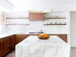 The standard technique is that the strip in the middle of the backsplash is in harmony with the dark. This Hot Kitchen Backsplash Trend Is Cooling Off