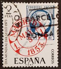 Día mundial del sello España 1973 | Sellos, Sellos de españa, Sellos  postales