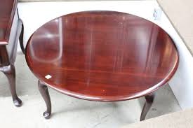 This 45 x 45 table is now located at the venetian sands hotel casino in. Gibbard Mahogany Round Coffee Table Marks On Top Shackelton Auctions Inc