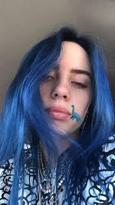 Blue Hair Billie Eilish Billie Blue Hair