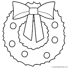 Grab your free copy of one of our most popular and engaging activity packets! Christmas Wreath Coloring Page Christmas