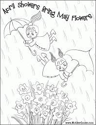 Enjoy the beautiful weather and downtime by coloring outside! Coloring Pages For April Coloring Home