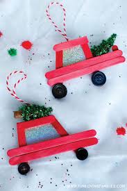 Christmas boat decorations youtube diy auto. Diy Car And Truck Popsicle Stick Christmas Ornaments Fun Loving Families