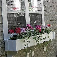 96 Shaker No Rot Self Watering Pvc Window Box With Vertical Horizontal Corner Trim And 2 Free Brackets In 2020 Window Box Flowers Window Planters Window Box
